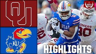 Oklahoma Sooners vs Kansas Jayhawks  4th Quarter Highlights [upl. by Pliske]