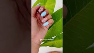 Dry flower nailart [upl. by Teiv494]