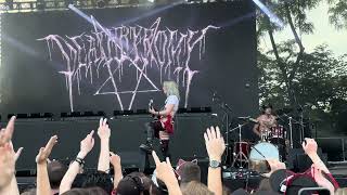 DeathbyRomy  Day I Die live  Letnia Scena Progresji Warsaw 18062024 [upl. by Skrap]