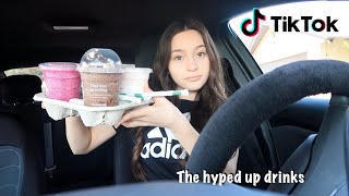 Trying viral Tik Tok drinks from Starbucks [upl. by Issej]