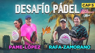 PÁDEL CON IVÁN ZAMORANO Y RAFA ARANEDA DÍAZ DE VACACIONES MIAMI 5 [upl. by Acyssej]