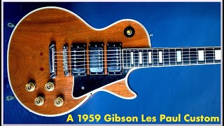 A 1959 Gibson Les Paul Custom [upl. by Nerradal50]