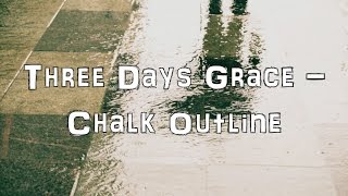 Three Days Grace  Chalk Outline Acoustic CoverLyricsKaraoke [upl. by Llirpa957]