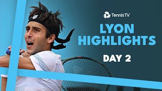 Rinderknech vs Evans THRILLER Etcheverry Battles ATP Tour Debutant  Lyon 2024 Highlights Day 2 [upl. by Burke]