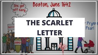 THE SCARLET LETTER BY NATHANIEL HAWTHORNE  ANIMATED BOOK SUMMARY [upl. by Lenor]