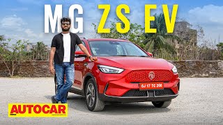 2022 MG ZS EV review  Current Affair  First Drive  Autocar India [upl. by Robby451]