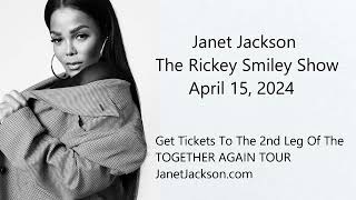 Janet Jackson  Rickey Smiley Morning Show  FULL INTERVIEW 41524 [upl. by Marshal]