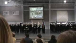 Navy Graduation Sailors Creed Drum Solo Navy Chorus 2009 [upl. by Ennovihs405]