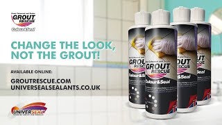 Grout Recolouring amp Sealing  Grout Rescue by Universeal Sealants [upl. by Gnet408]