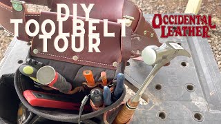 Occidental leather tool belt diy setup [upl. by Eelyab489]