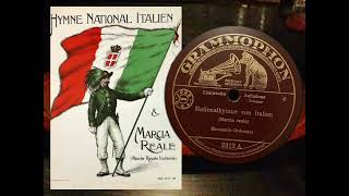 Nationalhymne von Italien  Marcia reale  Grammophon Harmonie Orchester 2312A Italy Anthem [upl. by Ahsim]