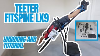 Teeter FitSpine LX9 Inversion Table Assembly Review and First Impressions [upl. by Arihsaj]