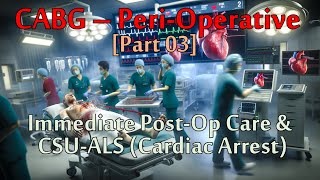 Perioperative CABG 03 of 04  Immediate PostOp Care amp CSUALS Recorded LIVE [upl. by Rudolf405]