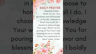 Daily Prayer  Prayer for today  Prayer of the Day [upl. by Harris]