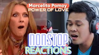 NON STOP Marcelito Pomoy  Power of Love Reactions [upl. by Sueaddaht732]