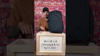 evergoods CTB26 vs the box Does it fit evergoods travelbackpack everdaycarry [upl. by Aihsi]