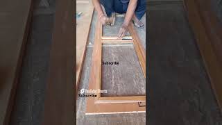 DIY workplywood window making [upl. by Ahsienod]