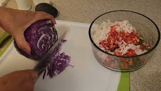 tostadas de aguacate y ensalada de nopales nutritivas y fáciles de preparar [upl. by Miltie619]