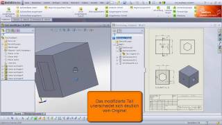 SolidWorks  Austauschen von Referenzen [upl. by Led]