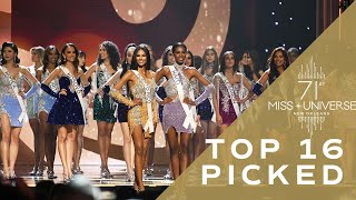 71st MISS UNIVERSE  Top 16 PICKED  Miss Universe [upl. by Esined]