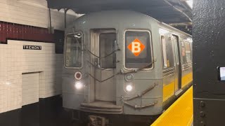 IND Concourse Line R68A B Train With The Express Rollsign Leaving Tremont Ave [upl. by Narak48]