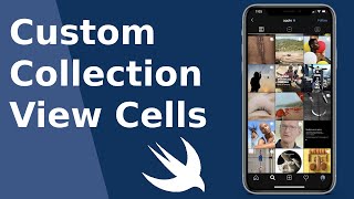 Swift 5 Custom CollectionView Cells Programmatically Xcode 11  2020 iOS [upl. by Boser]