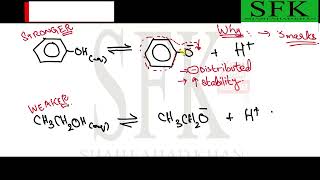 ORGANIC CHEMISTRY LEC 12 PART 2 ACIDITY OF PHENOL [upl. by Meg210]