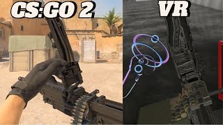 Counter Strike 2 Weapons Reload Animations In vr [upl. by Deedee]