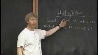 Lecture 13  The Halting Problem Part 17 [upl. by Nale]