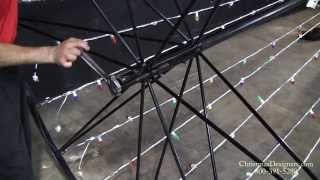 How to Install a Commercial Christmas Tree of Lights [upl. by Ivo]