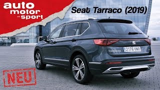 Seat Tarraco 2019 Sehen Tiguan und Kodiaq jetzt alt aus FahrberichtReview  auto motor amp sport [upl. by Anairdna]