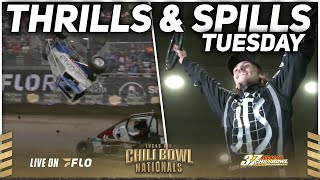 Tuesday Thrills amp Spills  2023 Lucas Oil Chili Bowl Nationals [upl. by Gibbeon]