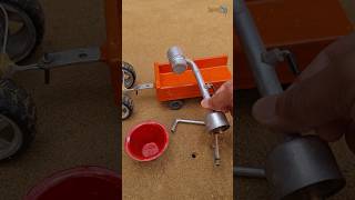 mini hand pump ideas diy mini motor water pump science project💦 [upl. by Eeloj]