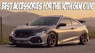 BEST ACCESSORIES FOR THE 10TH GEN CIVIC  GIVEAWAY [upl. by Fergus649]