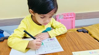 Magic book practice Copybook preschool kindergarten studytime homeschool mamtaankit [upl. by Haynes]