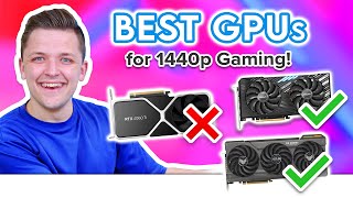 Best GPUs for 1440p Gaming in 2024 🙌 Top Choices for All Budgets [upl. by Eisak691]