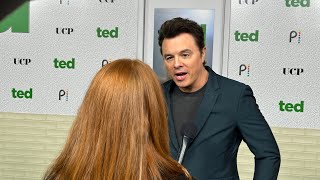 Peacock Premiere of Ted  Seth MacFarlane Max Burkholder Scott Grimes Giorgia Whigham amp Charly [upl. by Shivers]