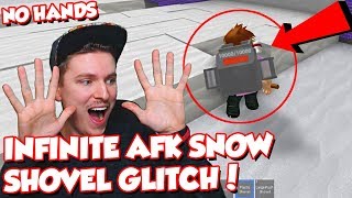 HOW TO INFINITE AFK SNOW SHOVELING GLITCH  Roblox Snow Shoveling Simulator [upl. by Cusack]