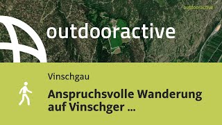 Wanderung im Vinschgau Anspruchsvolle Wanderung auf Vinschger Höhenweg von [upl. by Leighton]