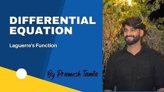 Differential equation for Laguerres function [upl. by Burt265]