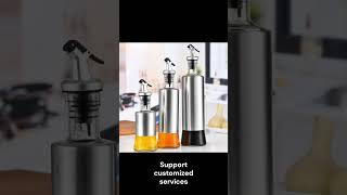 Bulk Glass Oil Dispenser Bottles with Stainless Steel Sleeve [upl. by Cybill]