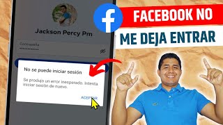 Porque facebook no me deja iniciar sesión  Solución  Recuperar contraseña de Facebook 2024 [upl. by Aicilyhp]