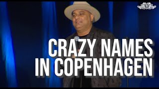 Russell Peters  Crazy Names in Copenhagen [upl. by Eelrebmik]