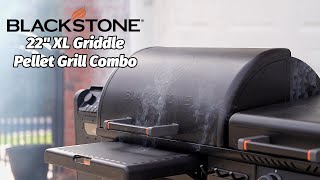 The New Blackstone 22quot XL Griddle Pellet Grill Combo [upl. by Luce274]