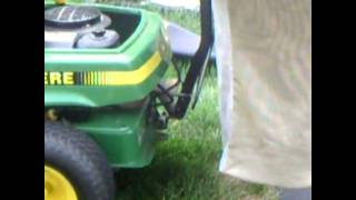 How to install a bagger on your John Deere SRX75 or other Rear Engine Riders [upl. by Tjaden]