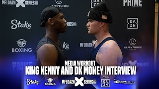 quotHe doesnt want the SMOKEquot  King Kenny and DK Money FACE OFF at media workout  Misfits Boxing [upl. by Sherwood]