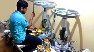 Manual Paper Plate Making Machine  Hand Press Paper Plate Making Machine  पेपर प्लेट मशीन [upl. by Assilanna]