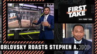 Dan Orlovsky ROASTS Stephen As debating style 😂  First Take [upl. by Ased446]