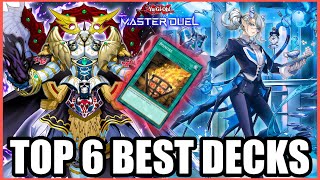 TOP 6 BEST DECKS in MASTER DUEL Post Banlist [upl. by Aztiram]