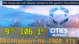 Cities Skylines 2 Performance in a Nutshell [upl. by Renfred]